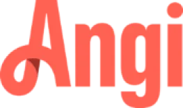 Red Text Logo Displaying The Word &Quot;Angi&Quot; In A Bold, Stylized Font.